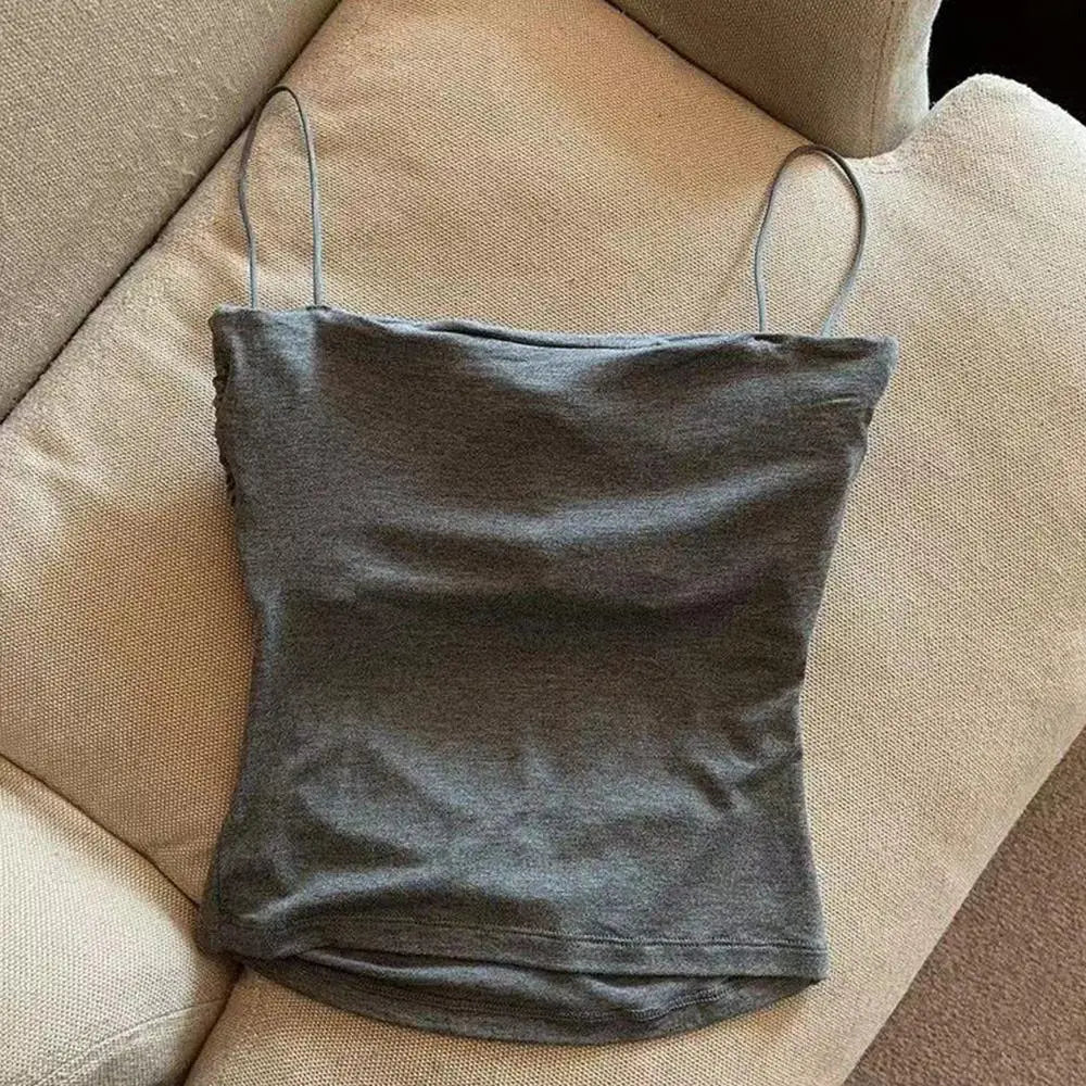 Women’s Sleeveless Tank Top with Chest Pads