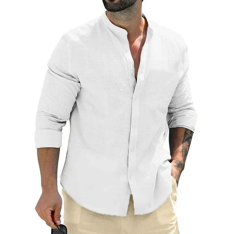 Men’s Cotton Long Sleeve Shirt