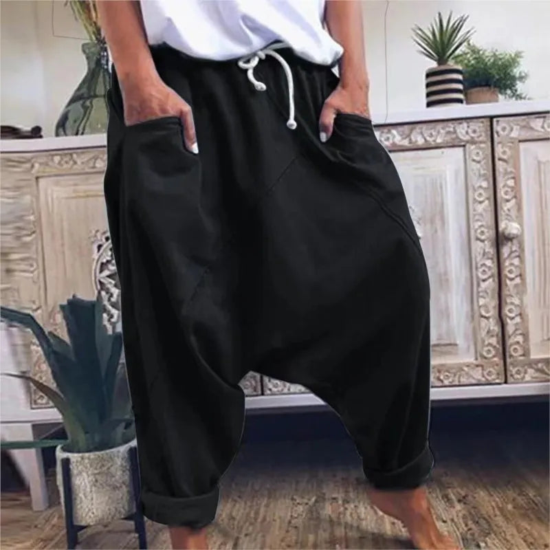 Casual Harem Crotch Pants