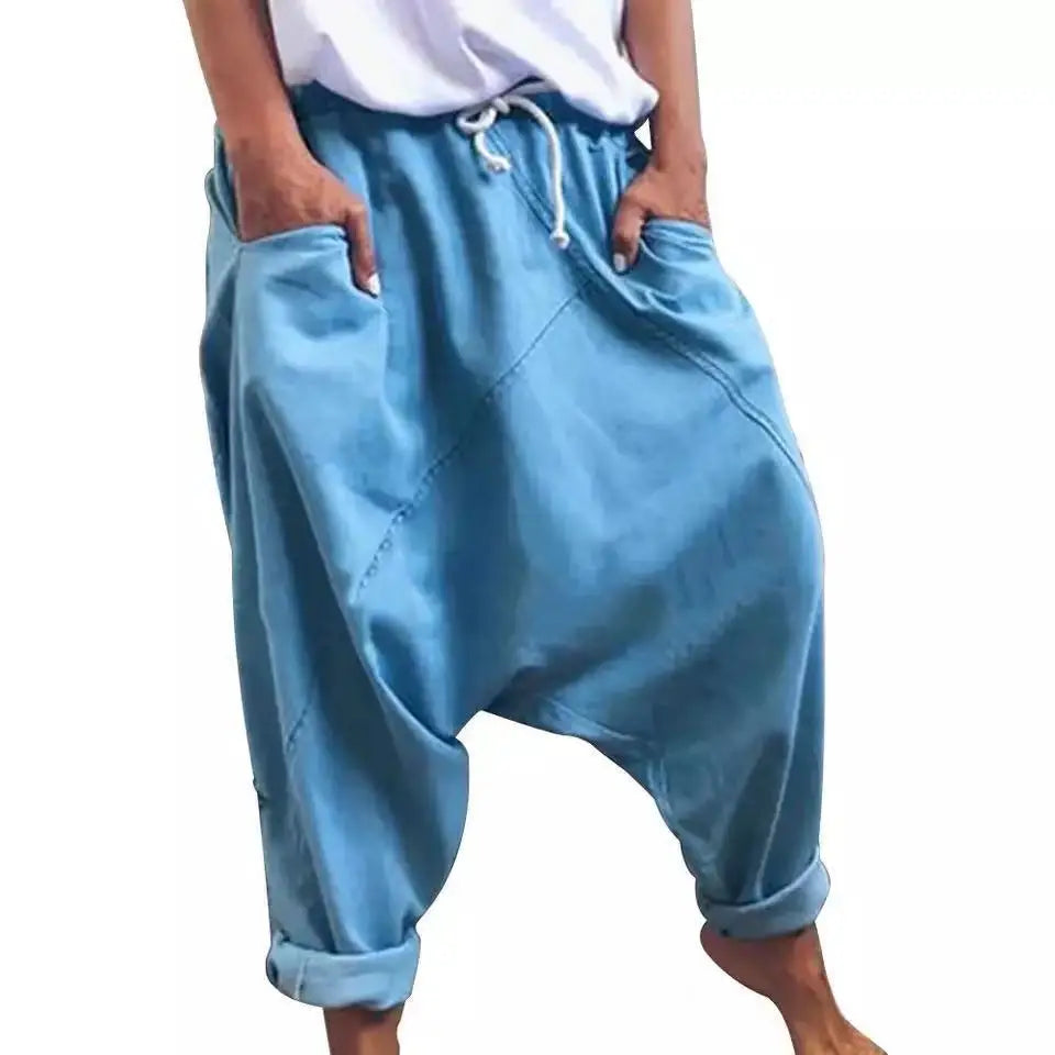 Casual Harem Crotch Pants