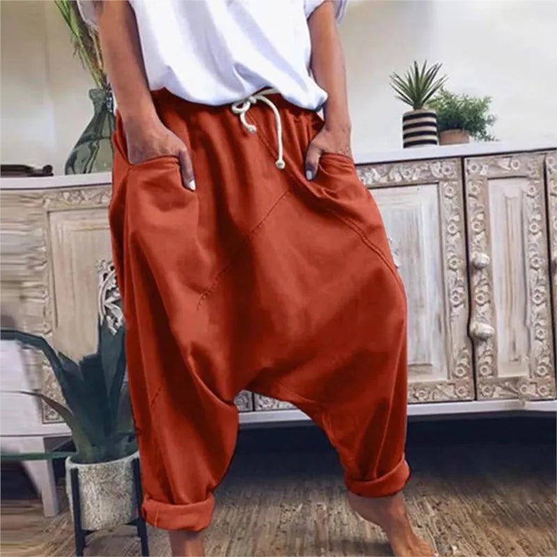 Casual Harem Crotch Pants