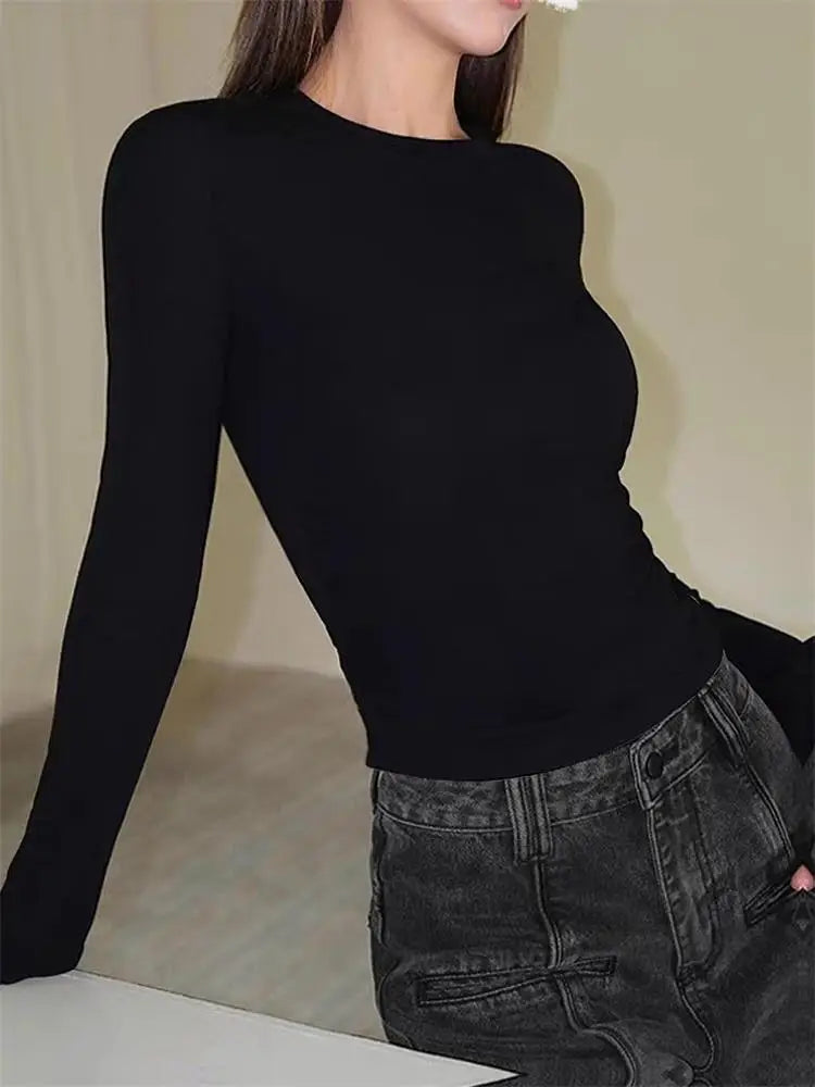 Casual Slim Fit Long Sleeve T-Shirt