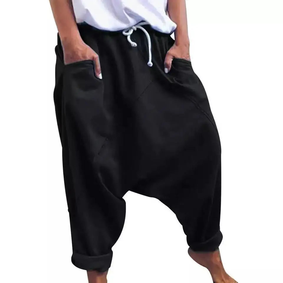 Casual Harem Crotch Pants