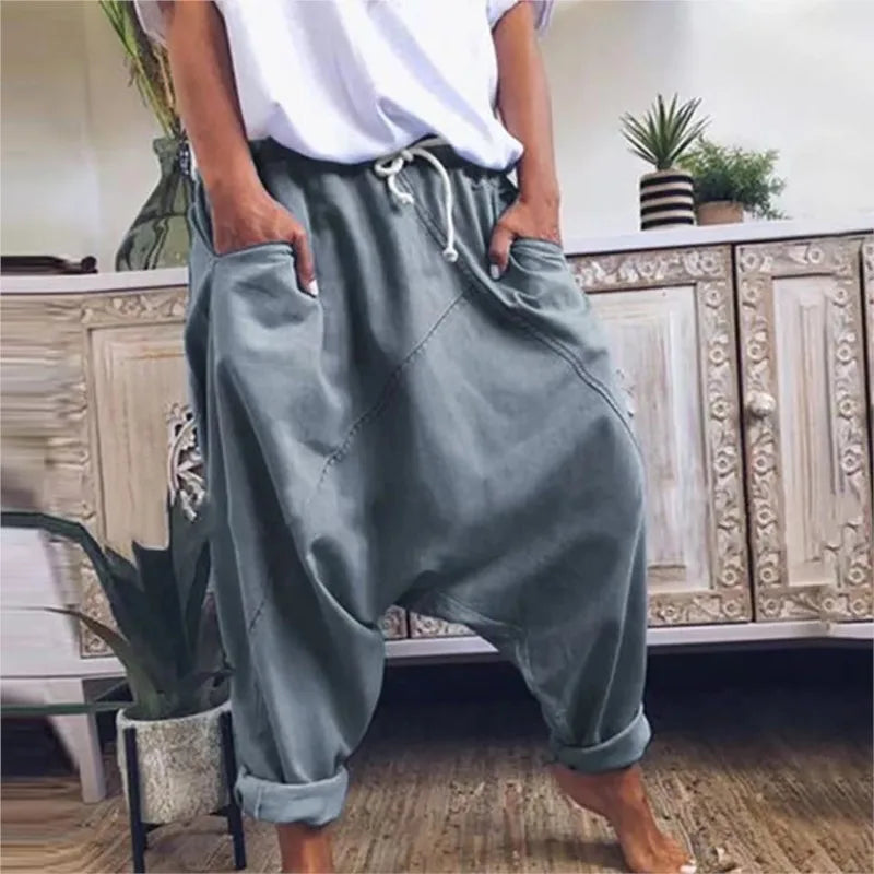 Casual Harem Crotch Pants