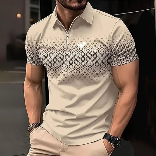 Men's Shirt Casual Sports Lapel Short Sleeve