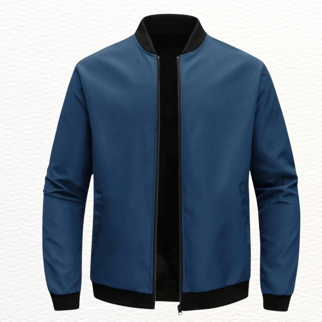 Men’s Collar Jacket – Lightweight Casual Business Coat