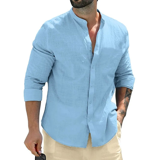 Men’s Cotton Long Sleeve Shirt