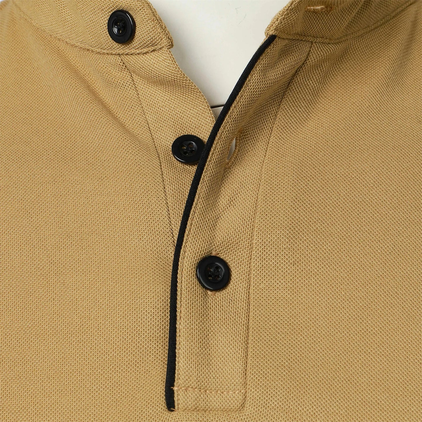 Men’s Stand Collar Short Sleeve T-Shirt