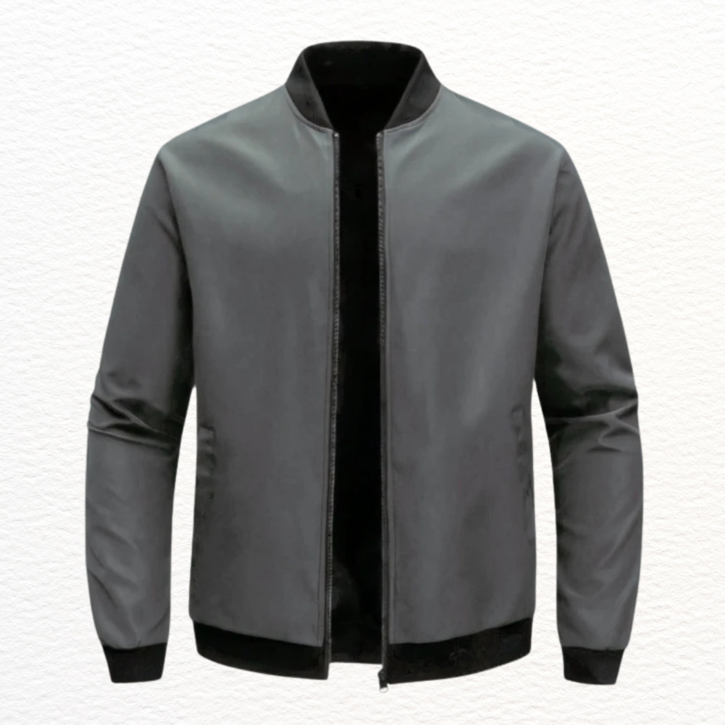 Men’s Collar Jacket – Lightweight Casual Business Coat