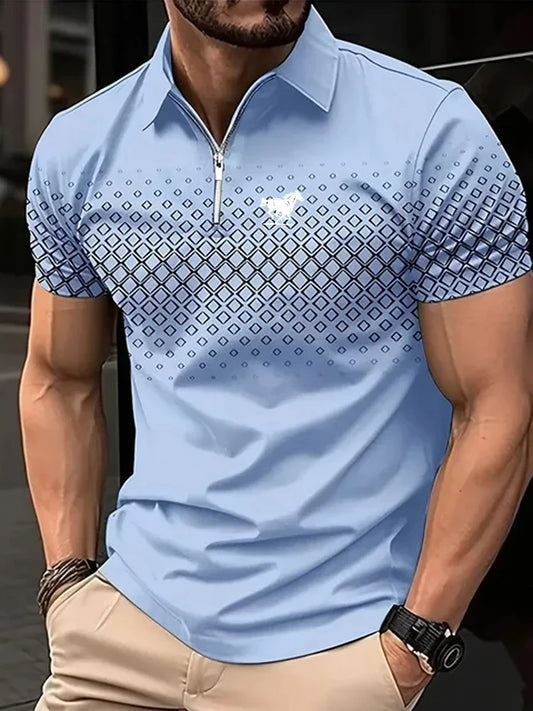 Men's Shirt Casual Sports Lapel Short Sleeve
