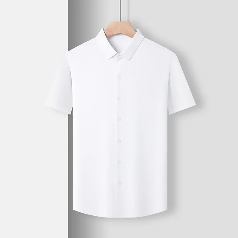 Men's Business Casual Short Sleeved Shirt