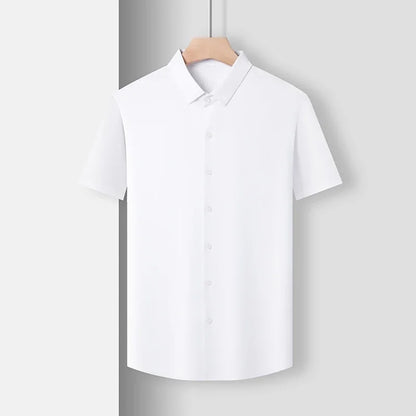 Men's Business Casual Short Sleeved Shirt