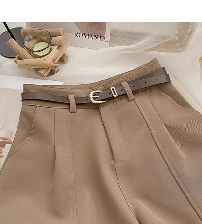 High Waist A-Line Shorts