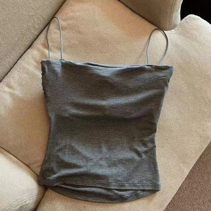 Women’s Sleeveless Tank Top with Chest Pads
