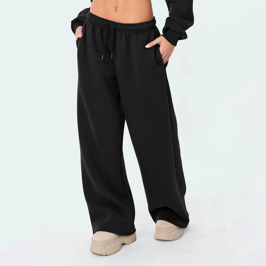 High Waist Wide Leg Joggers,