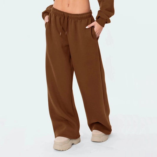 High Waist Wide Leg Joggers,
