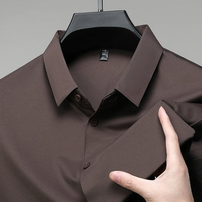 Business Casual Short Sleeved Shirt Comfortable and Versatile Top