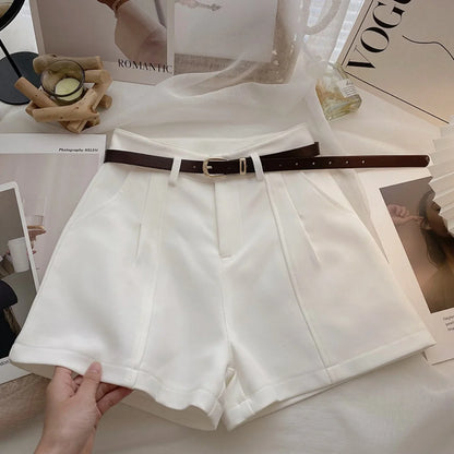 High Waist A-Line Shorts