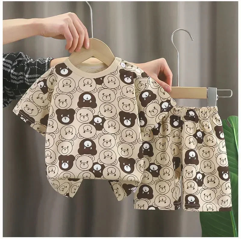 2PCS Summer Cotton Set – Boys & Girls