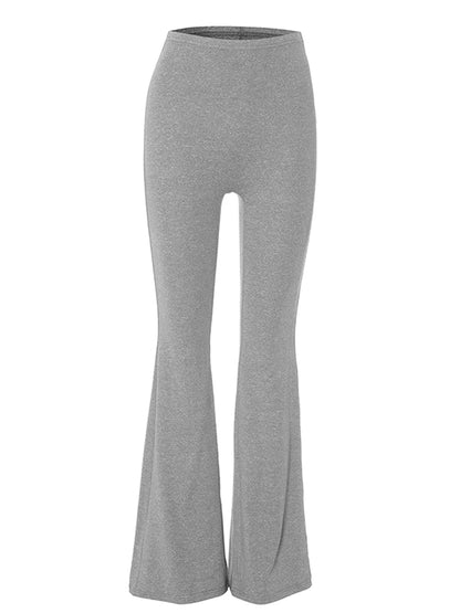 Women’s High Waist Flared Pants Trendy Bootcut Trousers