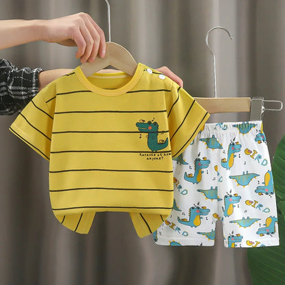 2PCS Summer Cotton Set – Boys & Girls
