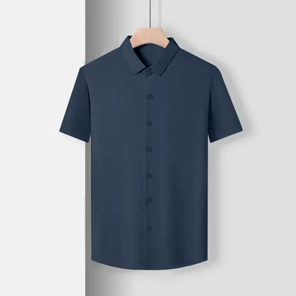 Men's Business Casual Short Sleeved Shirt