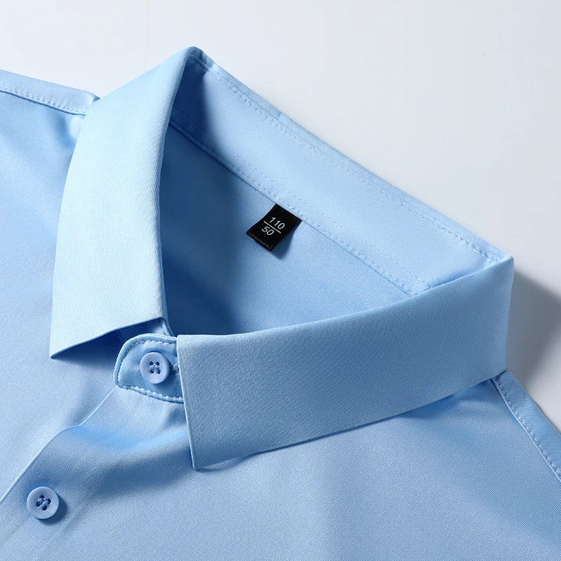 Business Casual Short Sleeved Shirt Comfortable and Versatile Top