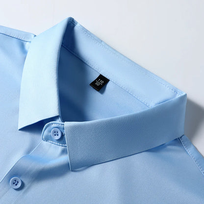 Business Casual Short Sleeved Shirt Comfortable and Versatile Top