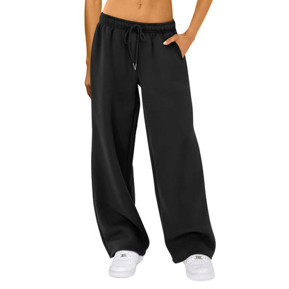 High Waist Wide Leg Joggers,