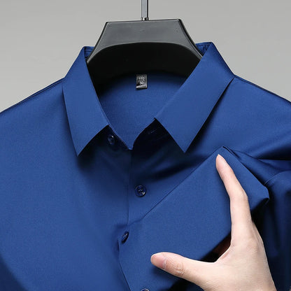 Business Casual Short Sleeved Shirt Comfortable and Versatile Top