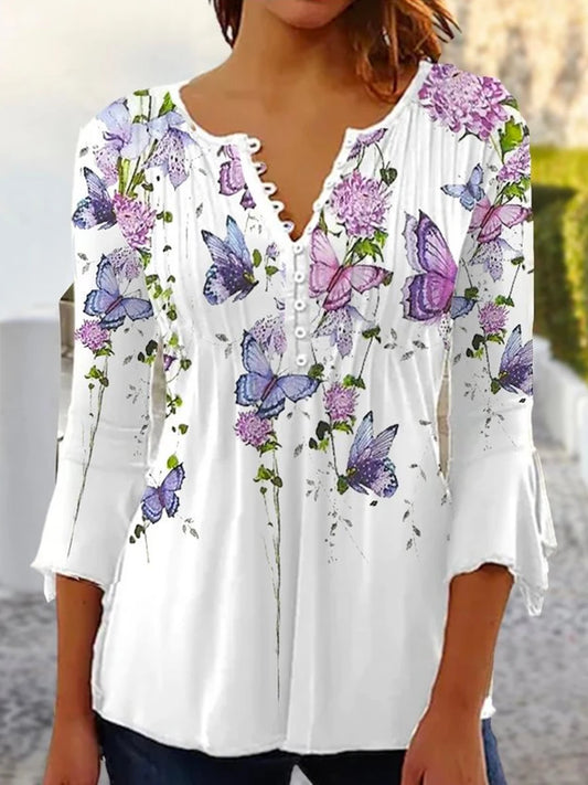 Women’s Casual Loose Long Sleeve Elegant Top
