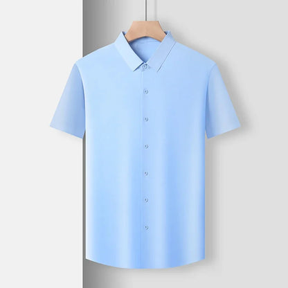 Men's Business Casual Short Sleeved Shirt