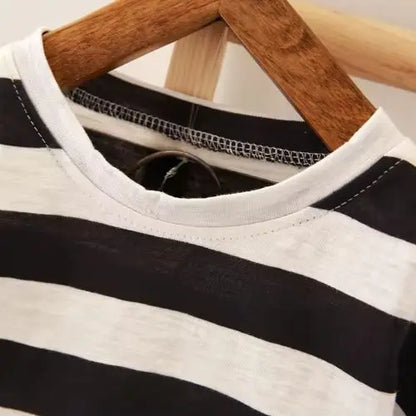 Baby Boys Summer Cotton Set – Stylish T-Shirt & Shorts Outfit