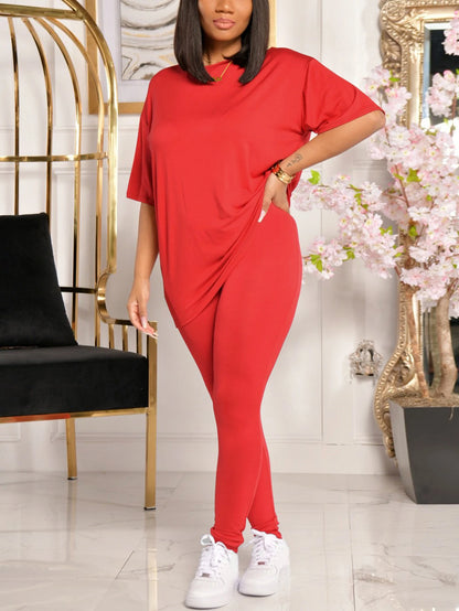 Women’s 2-Piece Jogger Set – Sweatshirt & Sweatpants