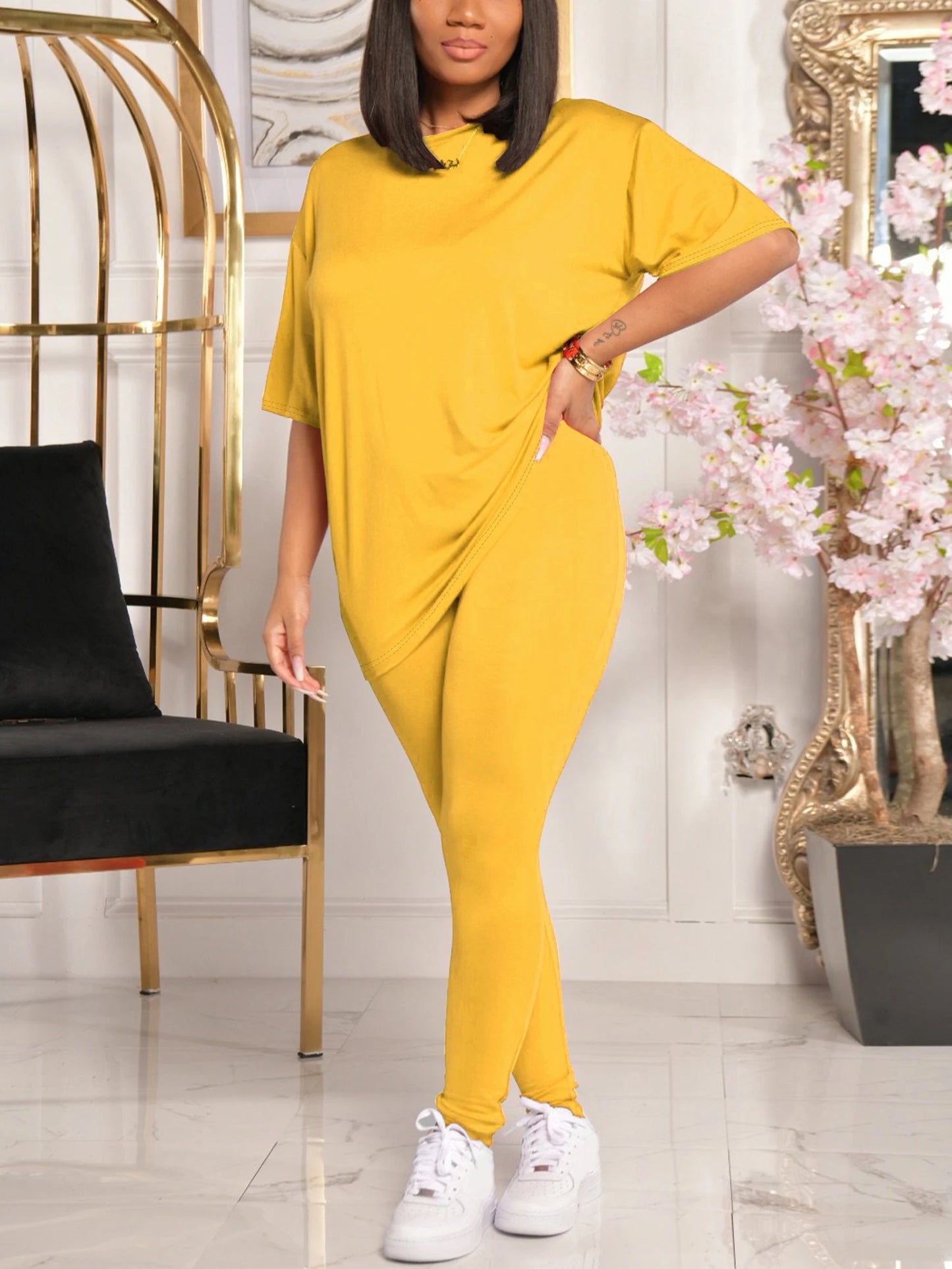 Women’s 2-Piece Jogger Set – Sweatshirt & Sweatpants
