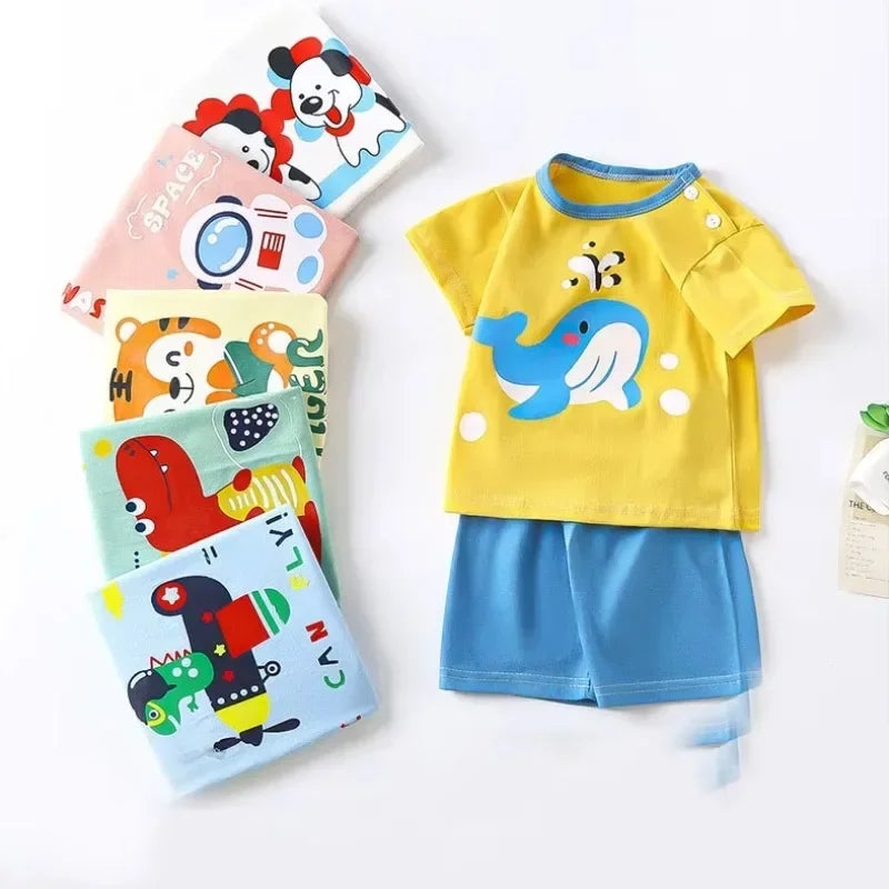 2PCS Summer Cotton Set – Boys & Girls