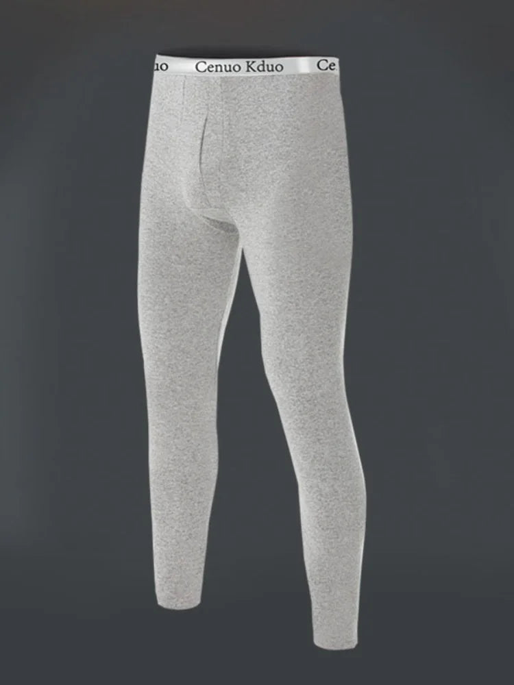 2024 New Men's Tight Sports Pants Slim Pants Autumn And Winter Thermal Pants Plush High Stretch Quick Drying Compression Pants