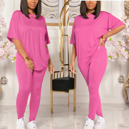 Women’s 2-Piece Jogger Set – Sweatshirt & Sweatpants