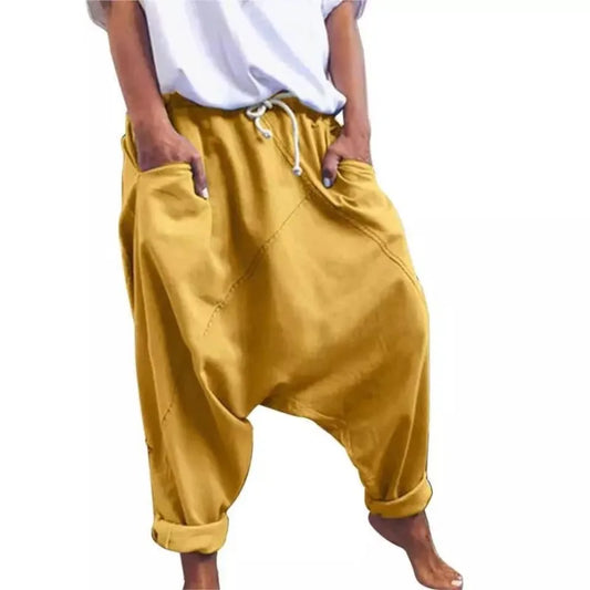 Casual Harem Crotch Pants