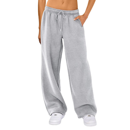 High Waist Wide Leg Joggers,