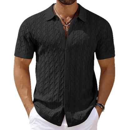 Men’s Solid Short Sleeve Shirt