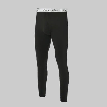 2024 New Men's Tight Sports Pants Slim Pants Autumn And Winter Thermal Pants Plush High Stretch Quick Drying Compression Pants