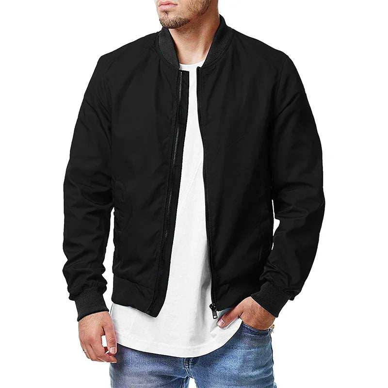 Bomber CasualAutumn Zipper Men's Jackets