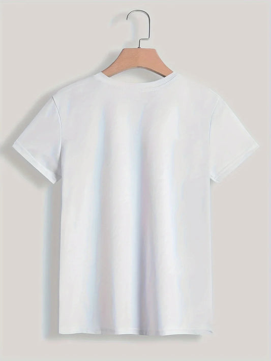 90s Paris Graphic T-Shirt – Women’s Casual Short Sleeve Top