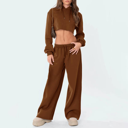 High Waist Wide Leg Joggers,