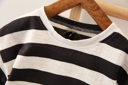 Baby Boys Summer Cotton Set – Stylish T-Shirt & Shorts Outfit