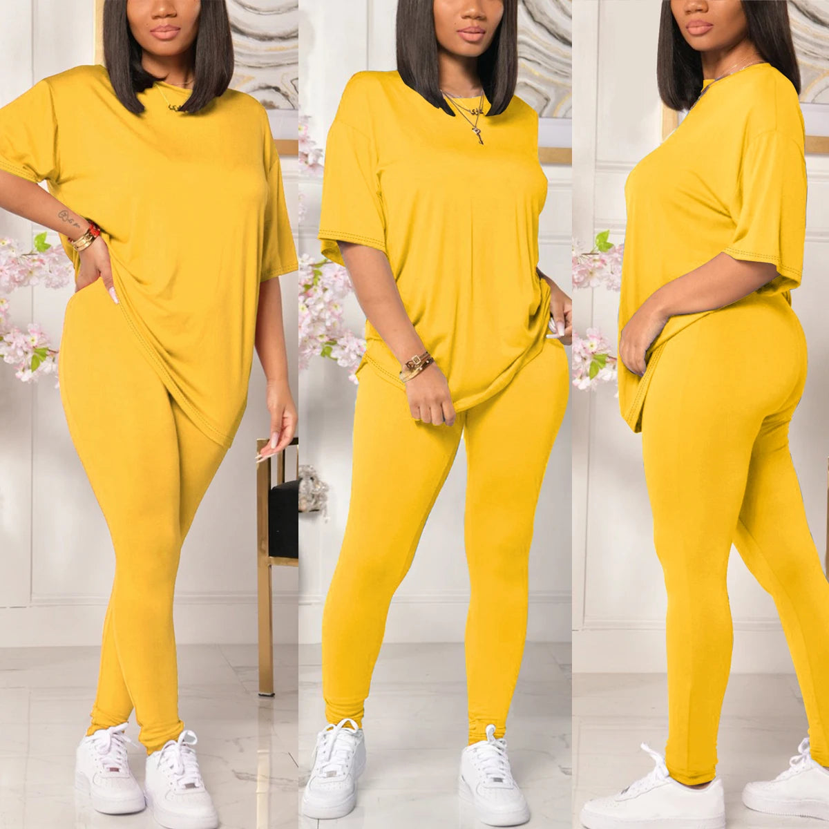 Women’s 2-Piece Jogger Set – Sweatshirt & Sweatpants