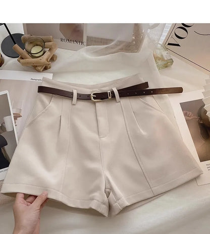 High Waist A-Line Shorts