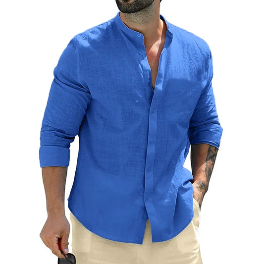 Men’s Cotton Long Sleeve Shirt