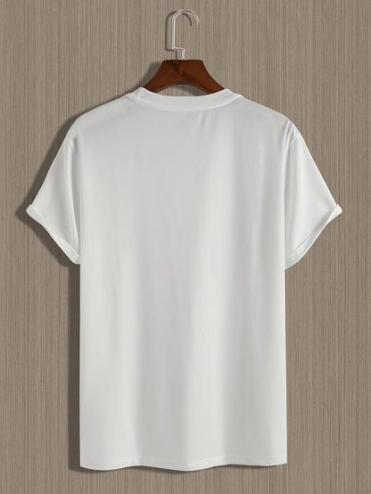 Men’s Cotton Summer T-Shirt – Slim Fit PARIS Print